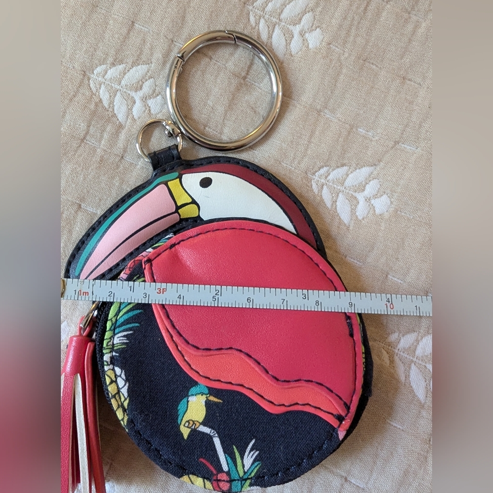 Tucan Change Purse Key ring Vera Bradley - Picture 4 of 4